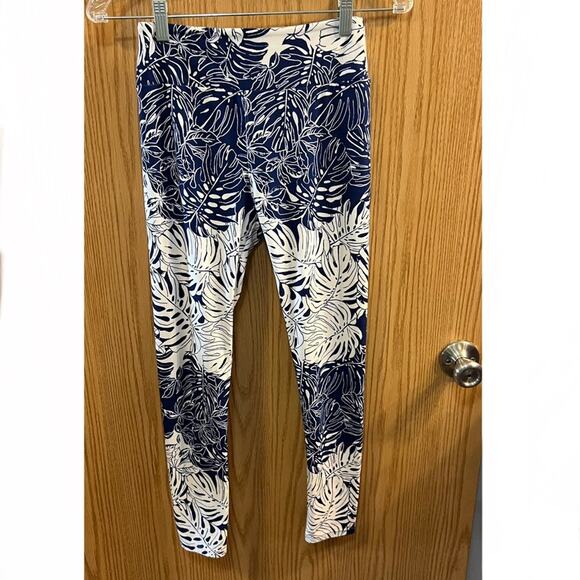 Lularoe Monstera Plant Print Leggings Women's One Size (Fits Sizes 2 - 12 ) - Picture 1 of 8
